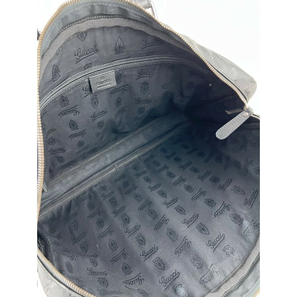 Gucci Briefcase GG Imprime Coated Canvas Black Monogram Business Bag - Picture 12 of 12